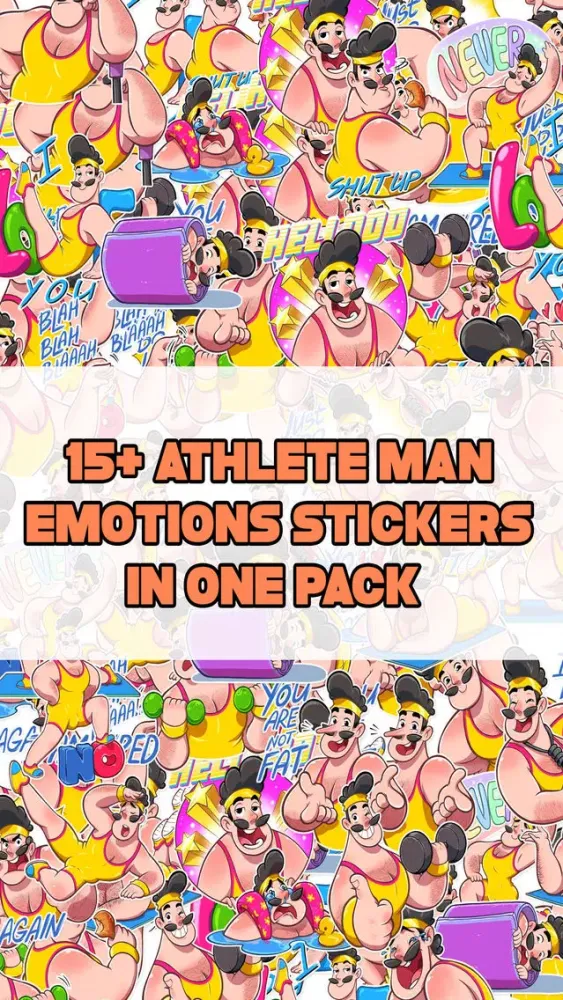 Athlete Man Stickers Screenshots