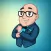 Man With Glasses Stickers