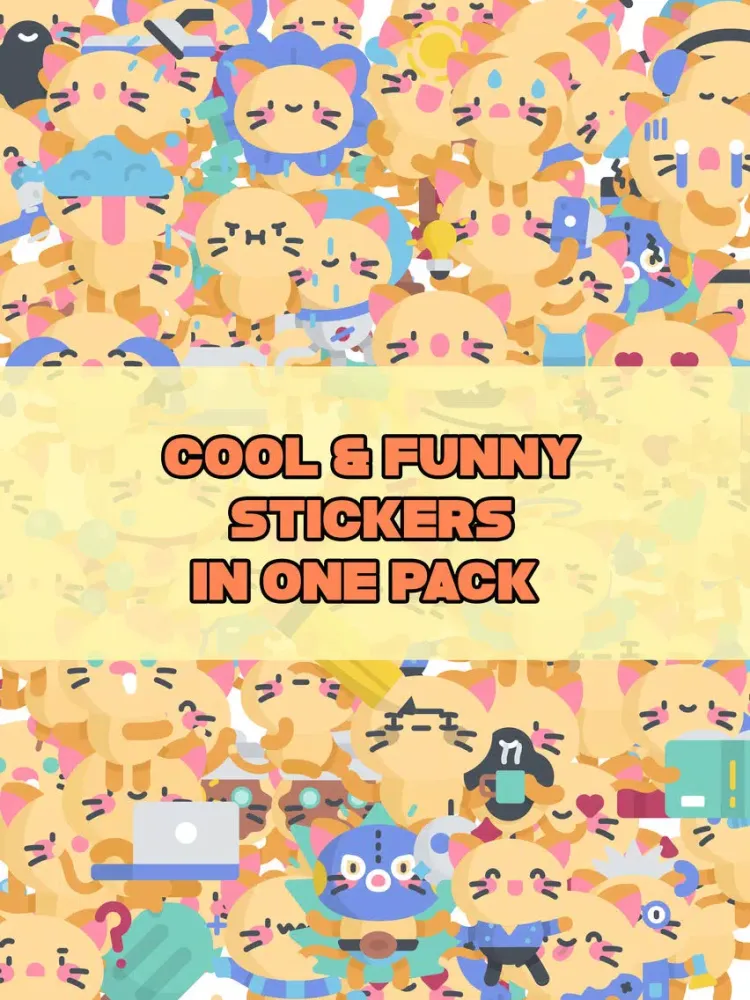 Tangkapan skrin Sassy The Cat Emoji Stickers iPad 