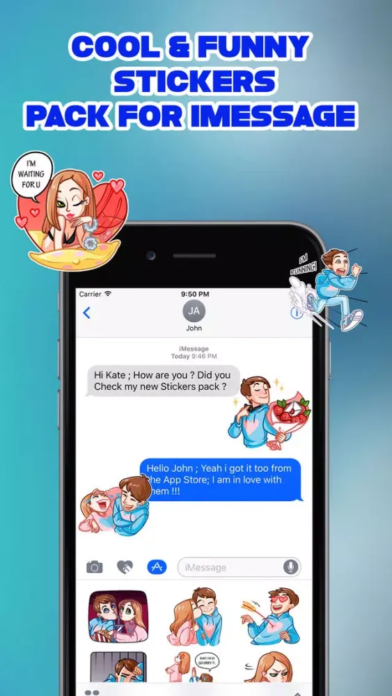 Zrzuty ekranu The Cute Couple Stickers
