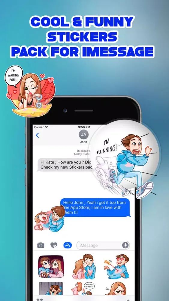 Zrzuty ekranu The Cute Couple Stickers