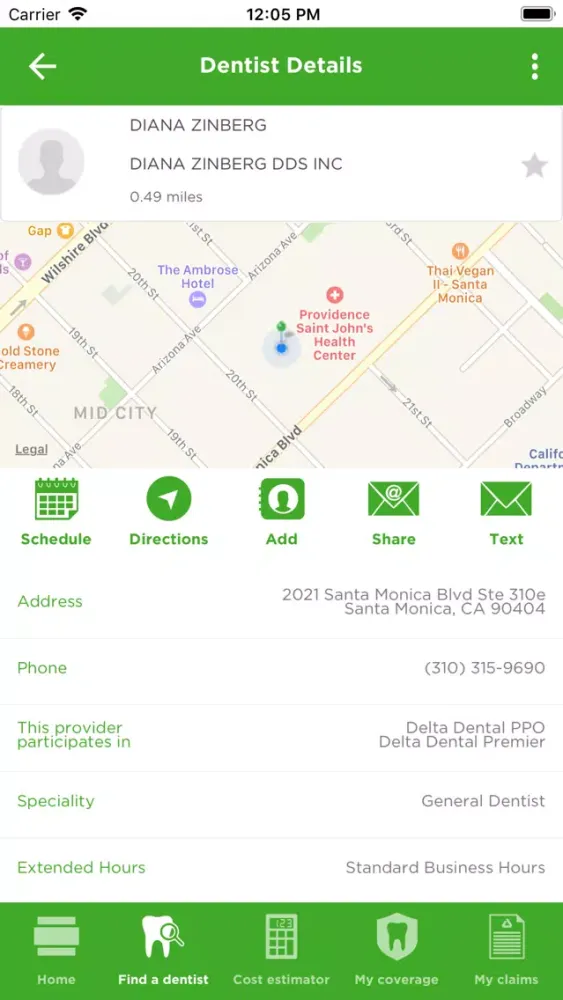 Capturas de pantalla de Delta Dental Mobile