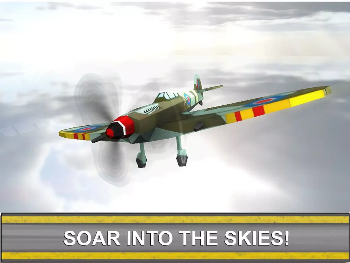 Plane Flight Simulator Realistic 3D Sim iPad  Screenshots