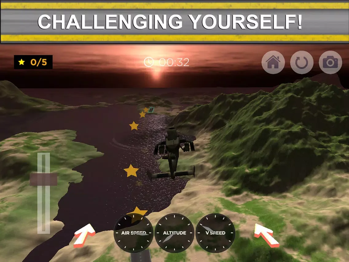 Plane Flight Simulator Realistic 3D Sim iPad  Screenshots
