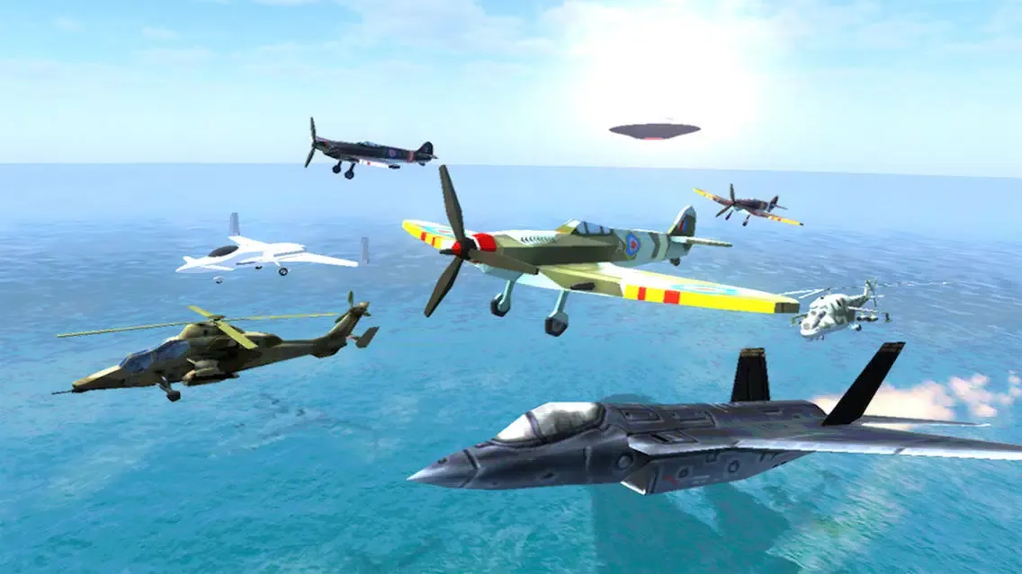 Plane Flight Simulator Realistic 3D Sim Screenshots