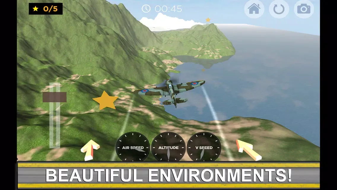 Plane Flight Simulator Realistic 3D Sim Screenshots
