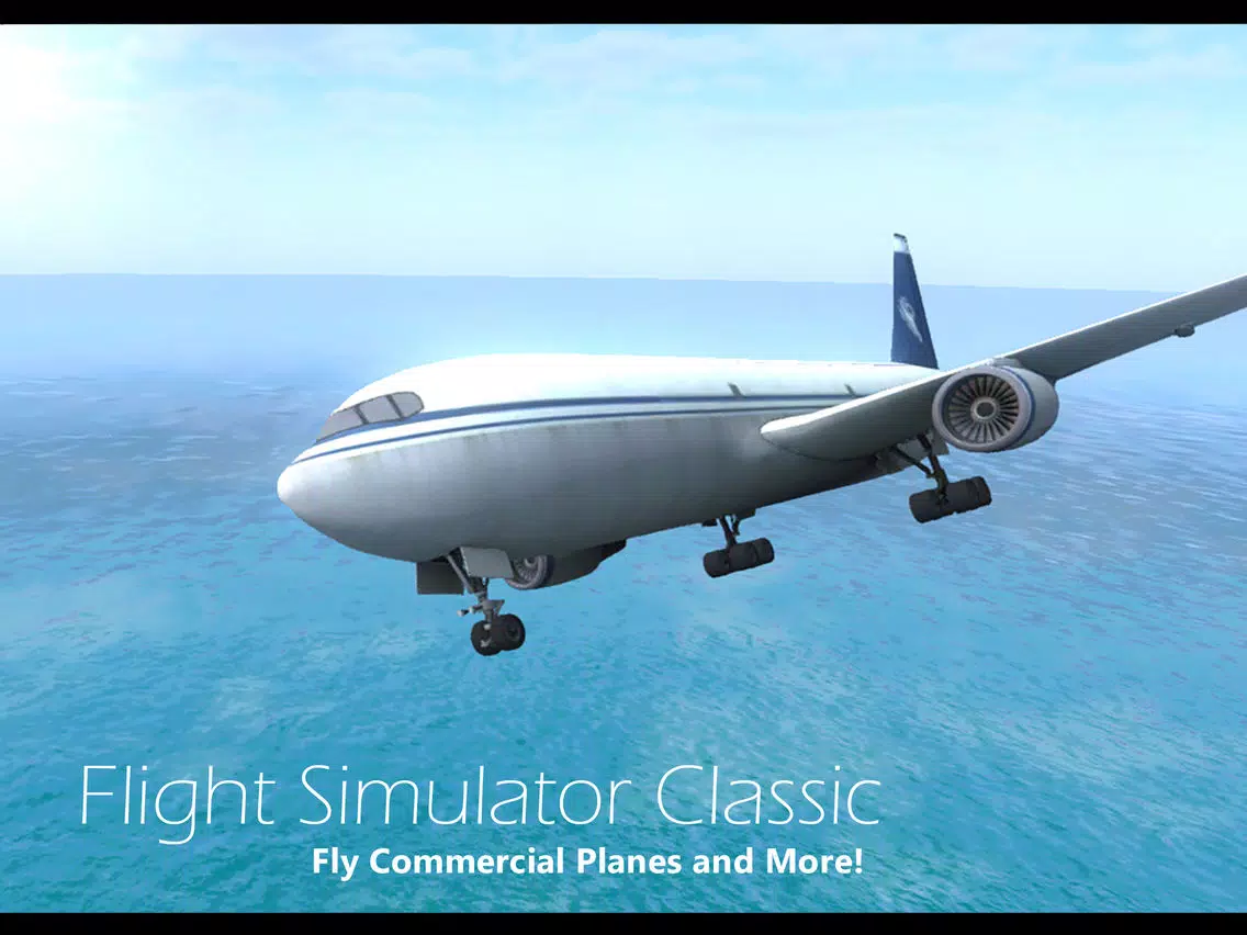 Captures d'écran de Plane Simulator Classic 2015 - Pilot real jet aircraft SIM fly-ing, racing, parking flight simulation game iPad 