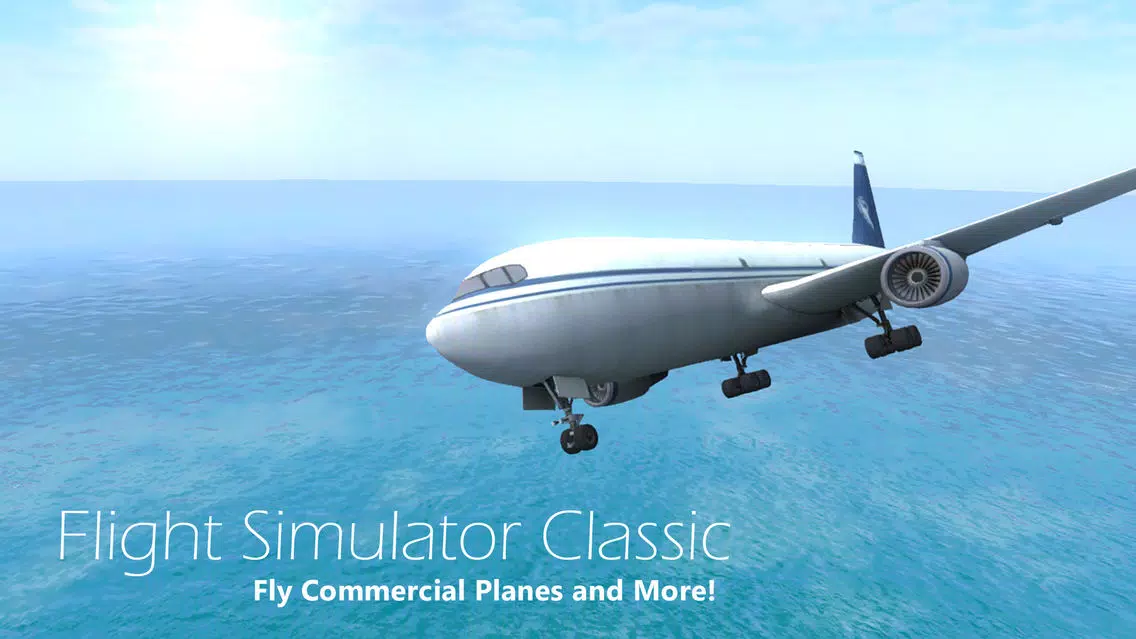 Captures d'écran de Plane Simulator Classic 2015 - Pilot real jet aircraft SIM fly-ing, racing, parking flight simulation game