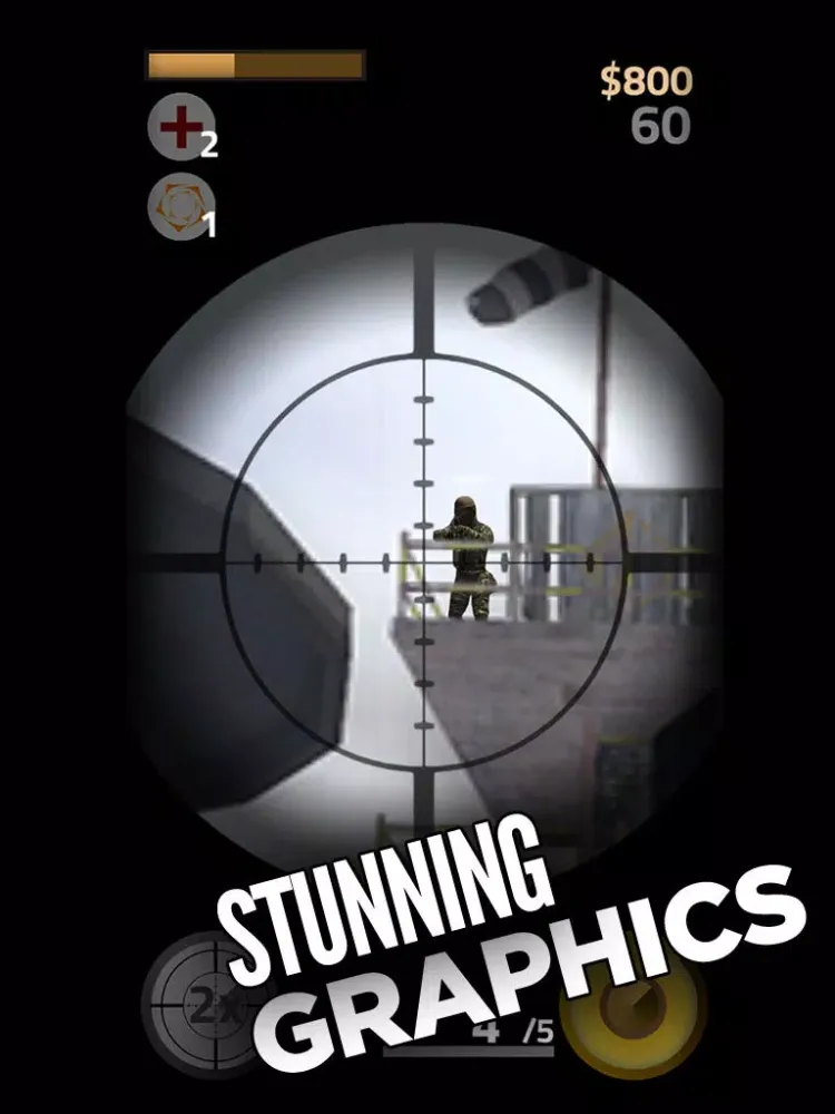 Contract Sniper Killer - Trigger guns and shoot to kill army assassin shooter iPad  Screenshots