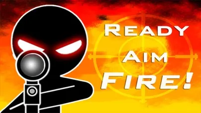 A Stickman Sniper Shooter - Clear vision and shoot-ing army stick war enemies game سکرین شاٹس