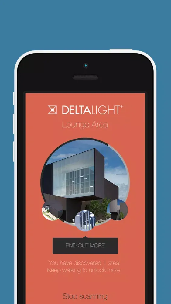 Tangkapan skrin Delta Light Beacon