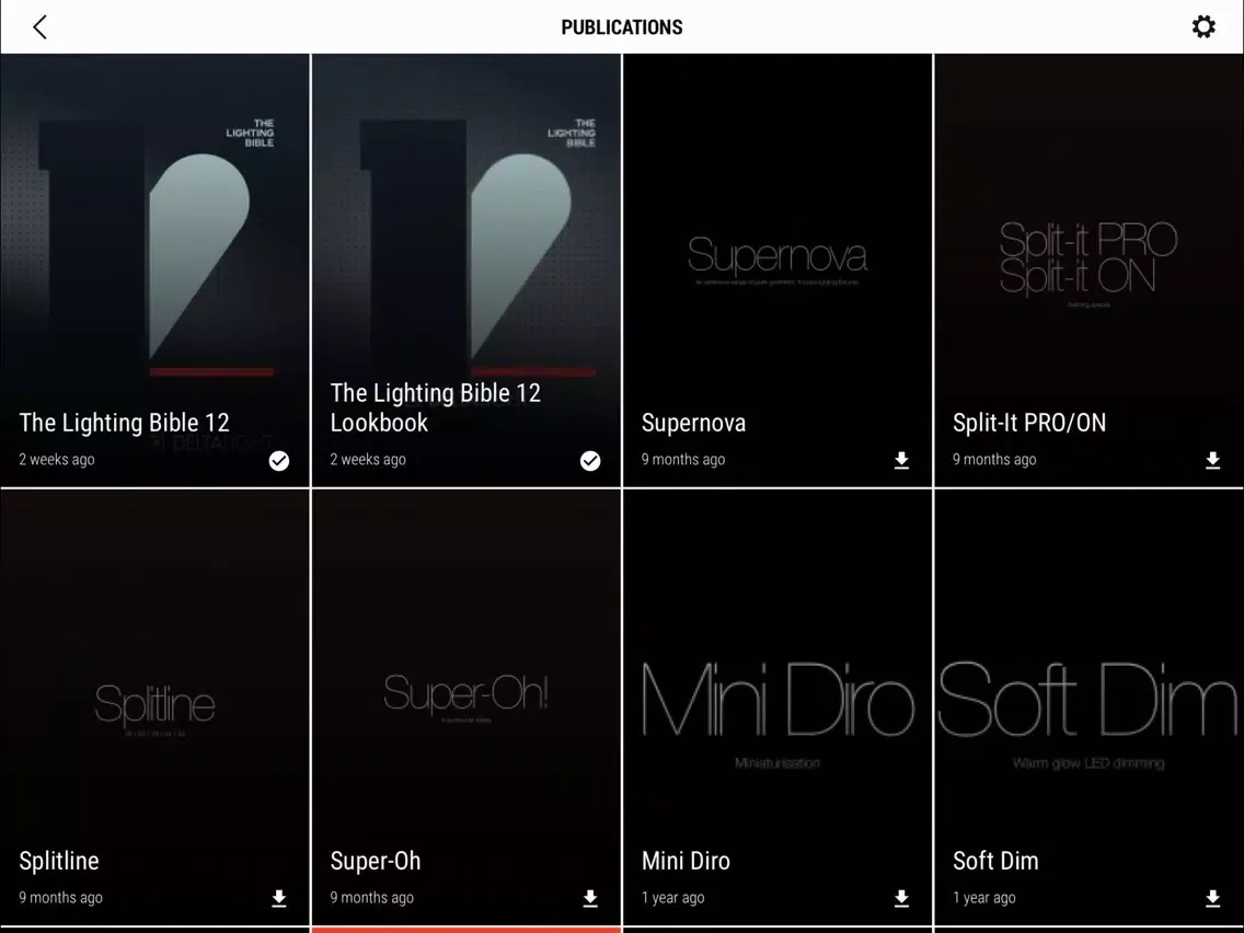 Capturas de tela do Delta Light iPad 
