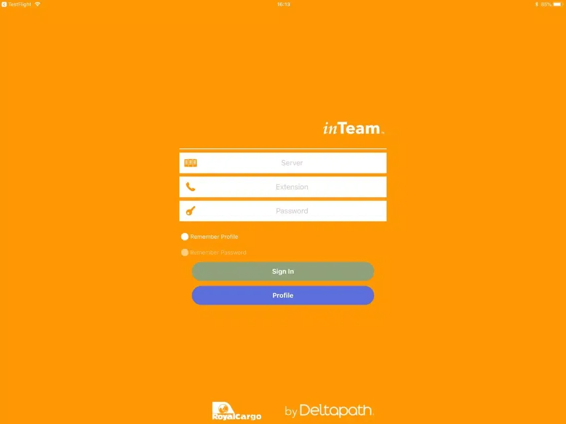 Скриншоты RCI inTeam iPad 
