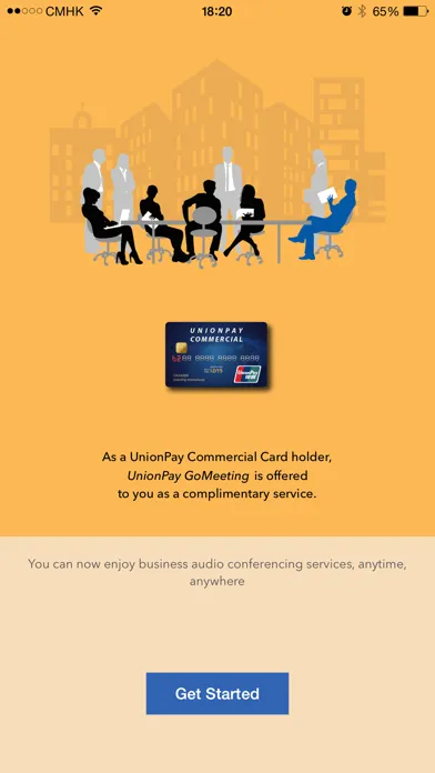 UnionPay GoMeeting Ekran Görüntüleri