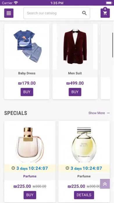 Tangkapan skrin StayHomeOnlineShopping