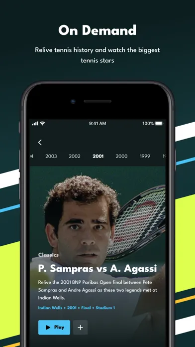 Tangkapan layar Tennis TV - Live Streaming