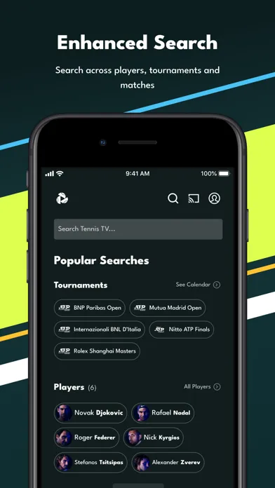 Tangkapan layar Tennis TV - Live Streaming