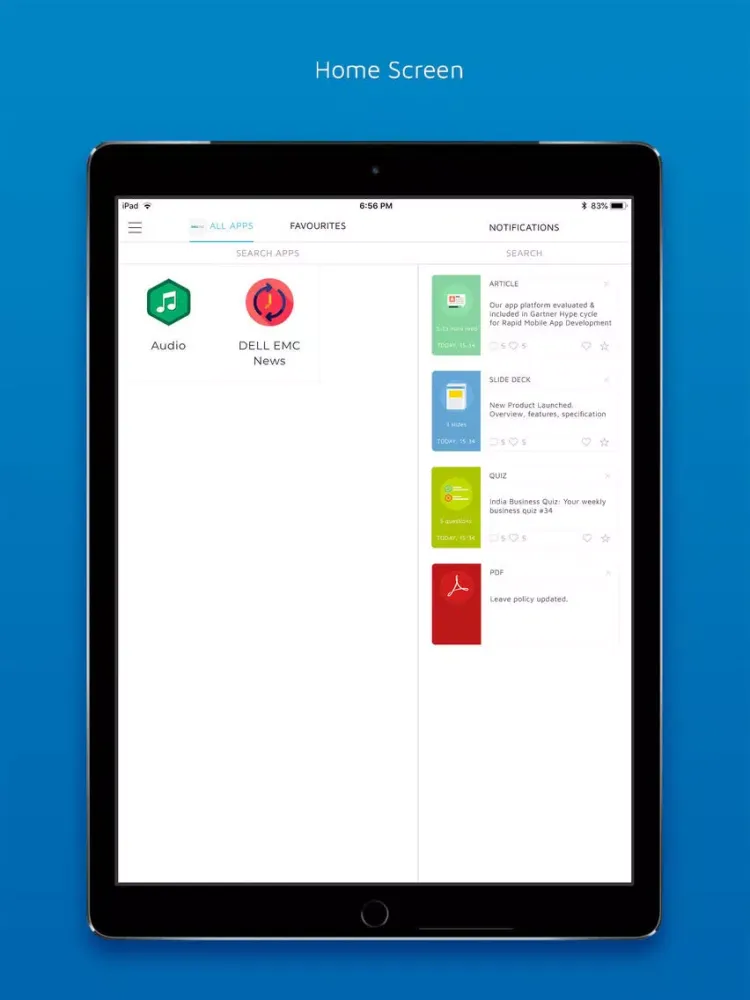 Ảnh chụp màn hình của ICA SG iPad 