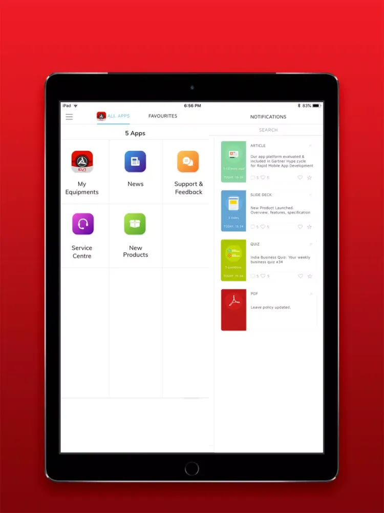 تصاویر SANY EVI iPad 