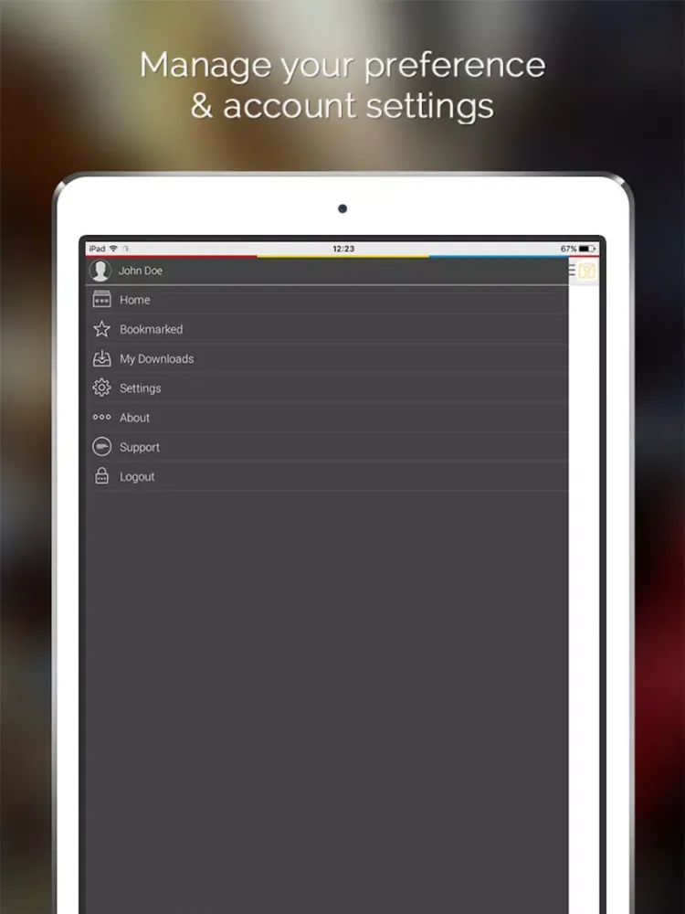 Ảnh chụp màn hình của SAYFR iPad 