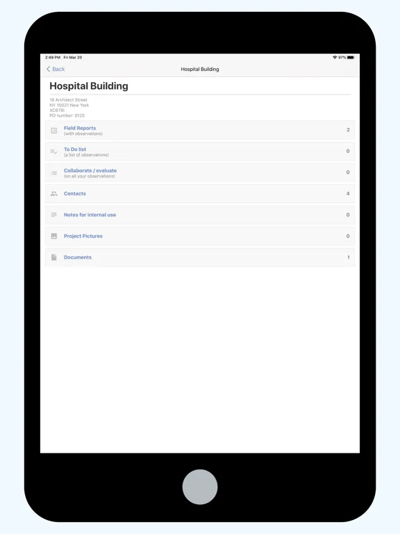 Deltek ArchiSnapper iPad 应用截图
