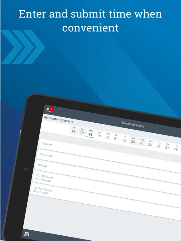 Deltek T&E for Vantagepoint iPad  스크린샷