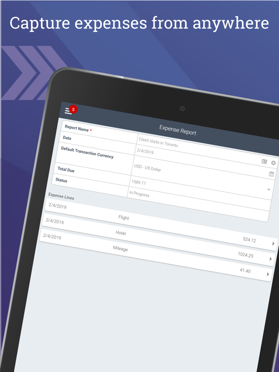 صور Deltek T&E for Vantagepoint iPad 