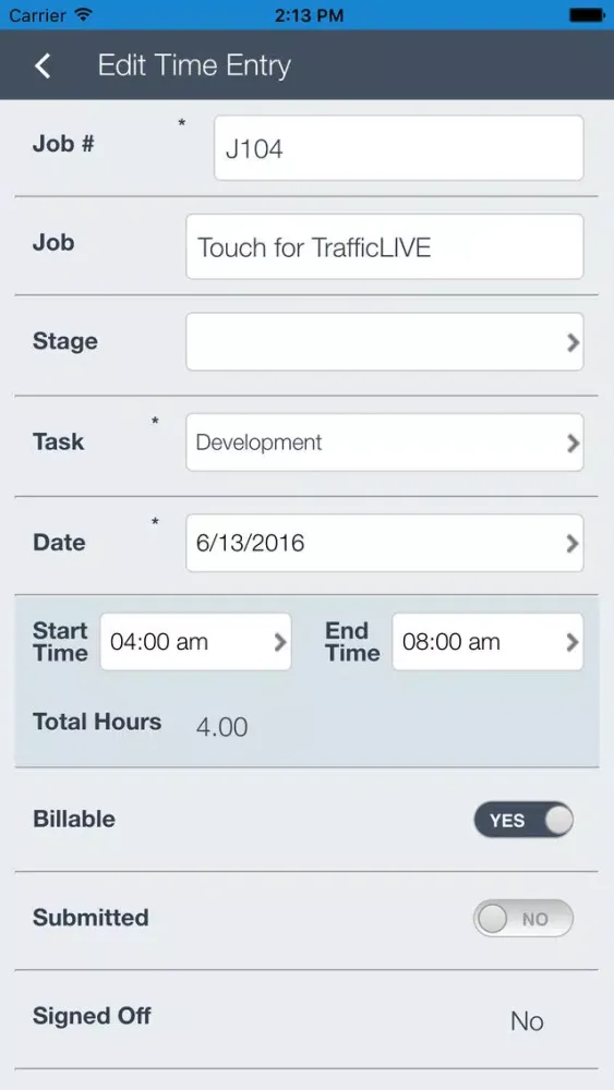 Deltek Touch for TrafficLIVE应用截图