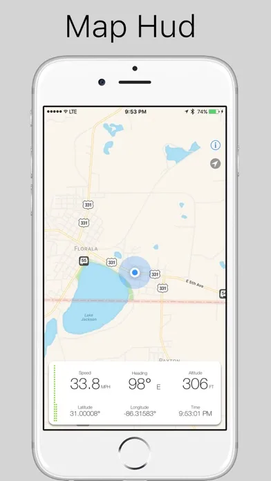 ภาพหน้าจอของ Map Hud