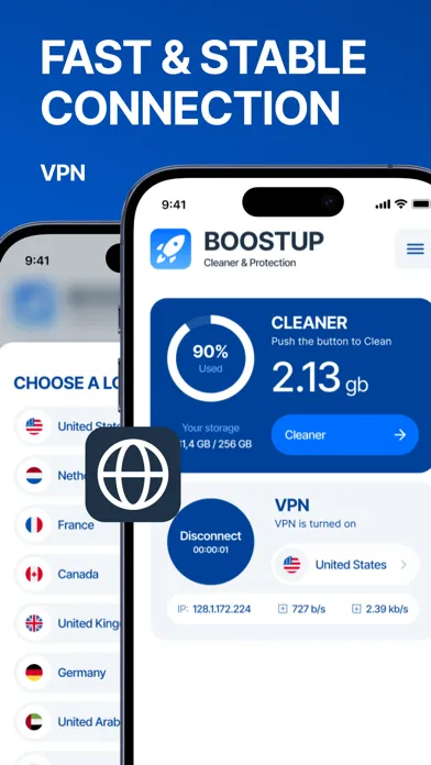BoostUp Cleaner & Protection Screenshots