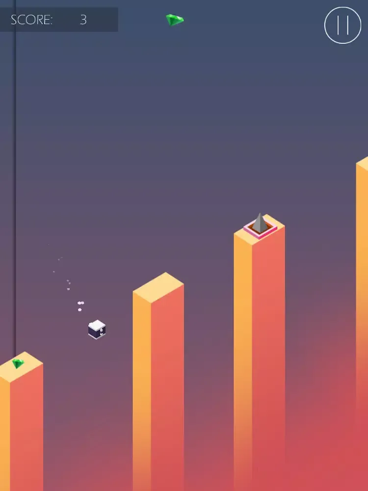 Скриншоты Deluxe Jump: Tile Cube Jumper iPad 