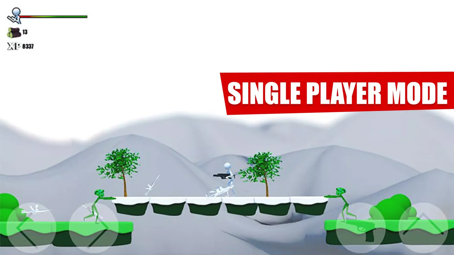 Stickman Fight Epic War Battle سکرین شاٹس