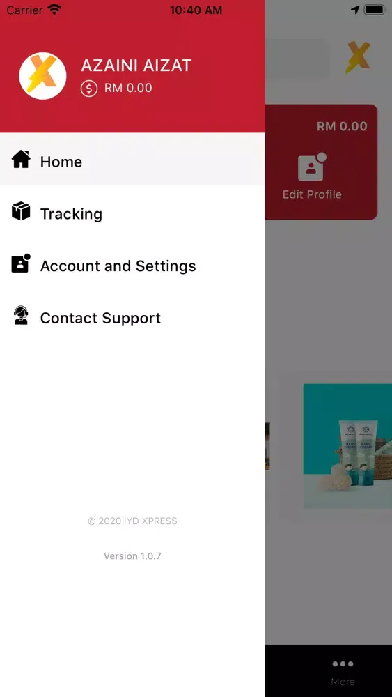 Скриншоты IYD Xpress Consumer App
