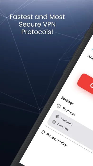 Captures d'écran de Start VPN: Fast & Secure VPN