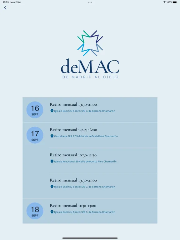 Скриншоты DEMAC iPad 