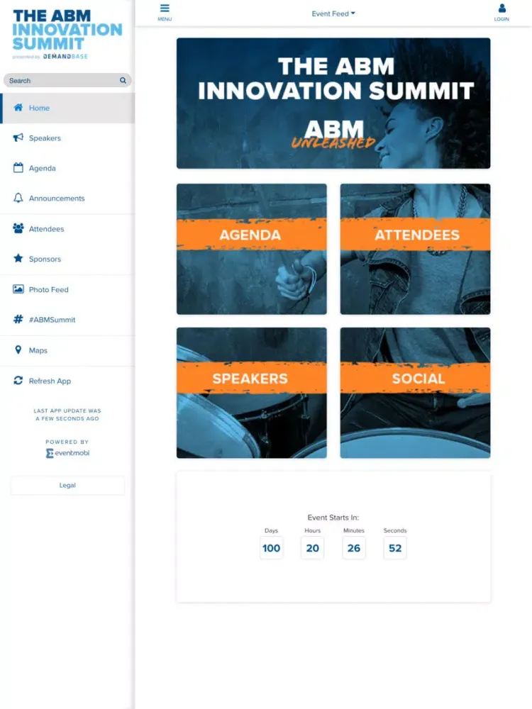 ABM Innovation Summit iPad  Screenshots