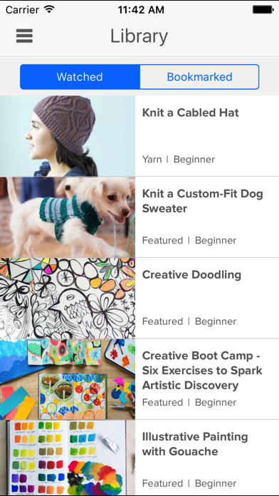 Ảnh chụp màn hình của Creativebug Art,Drawing,Sewing