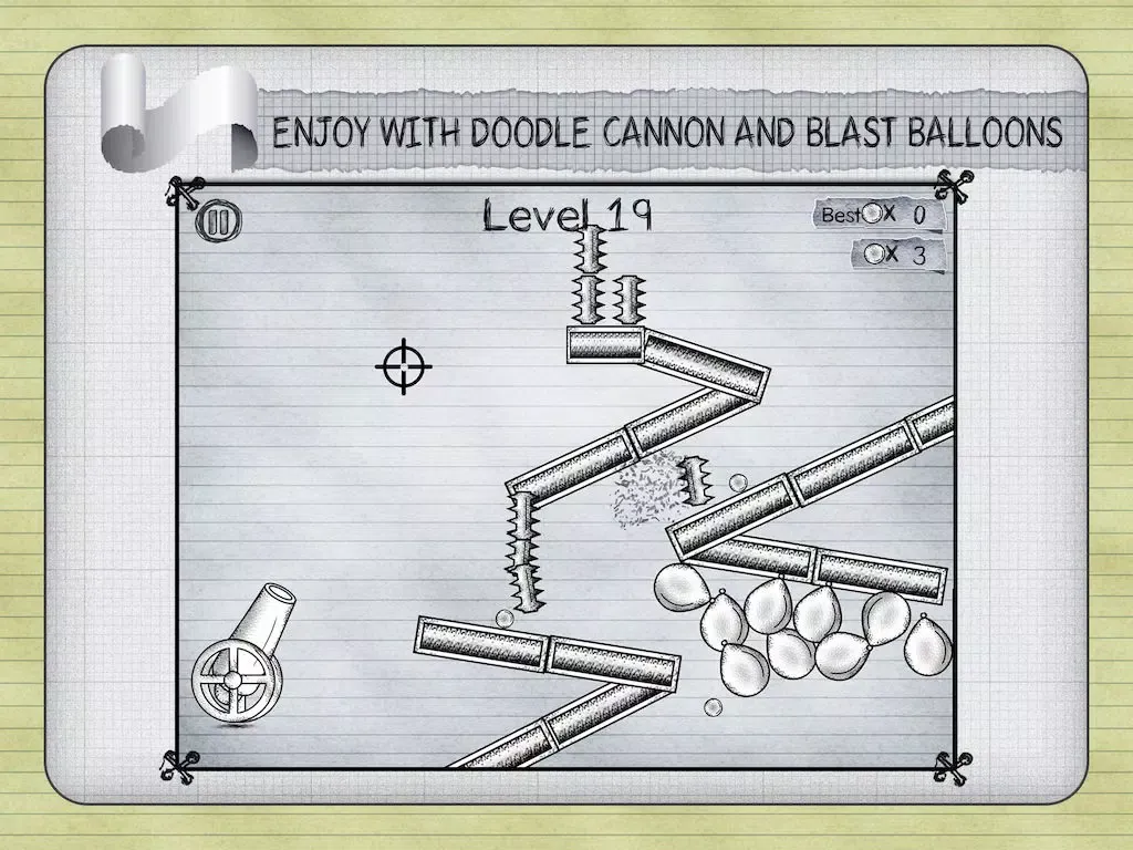 Doodle Cannon Blast iPad 应用截图