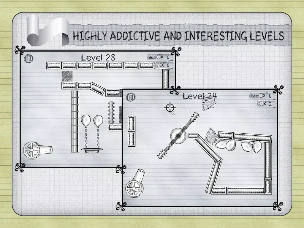 Doodle Cannon Blast iPad 应用截图