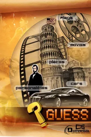 Guess: Movies, Celebs, Cars, Places, Flag Ekran Görüntüleri