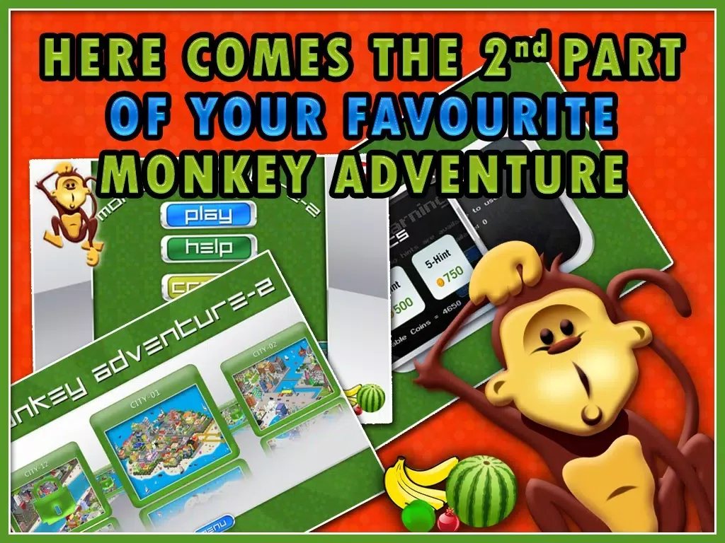 Monkey Adventure 2 iPad  スクリーンショット