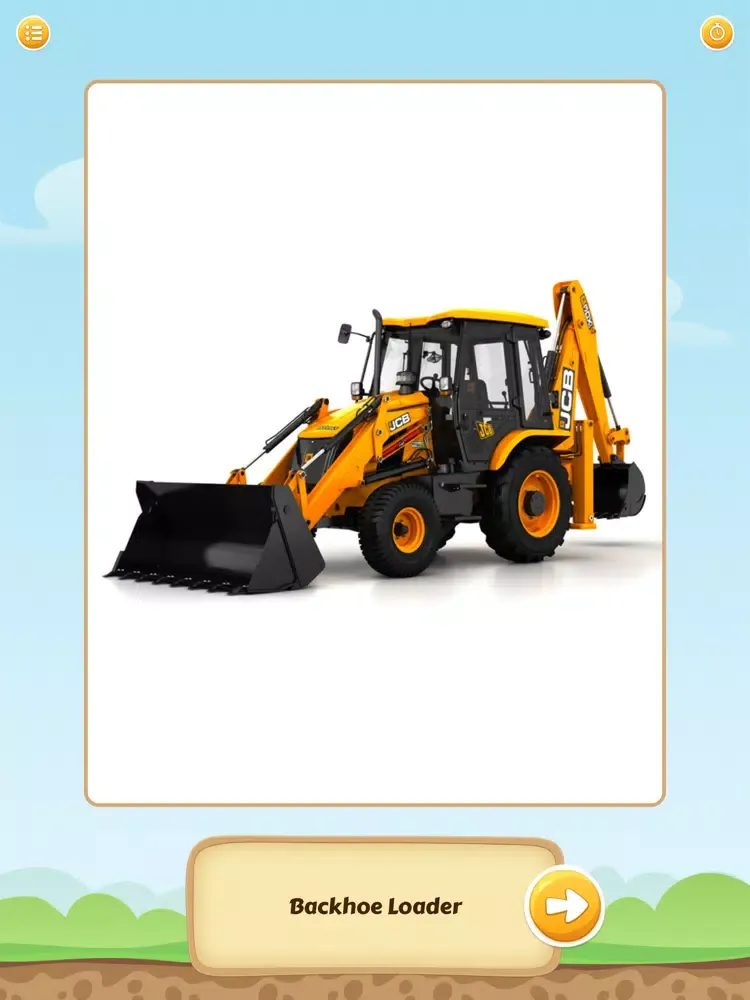 Tangkapan layar Heavy Equipments iPad 