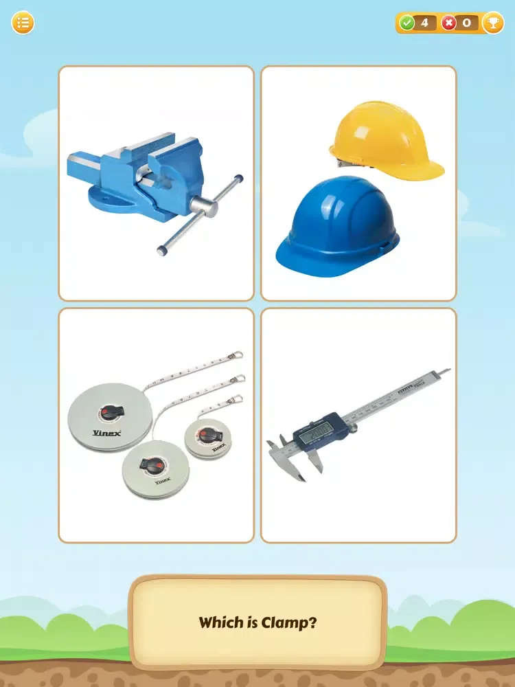 Tangkapan layar Heavy Equipments iPad 