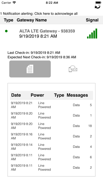 Dematic IoT Mobile Screenshots