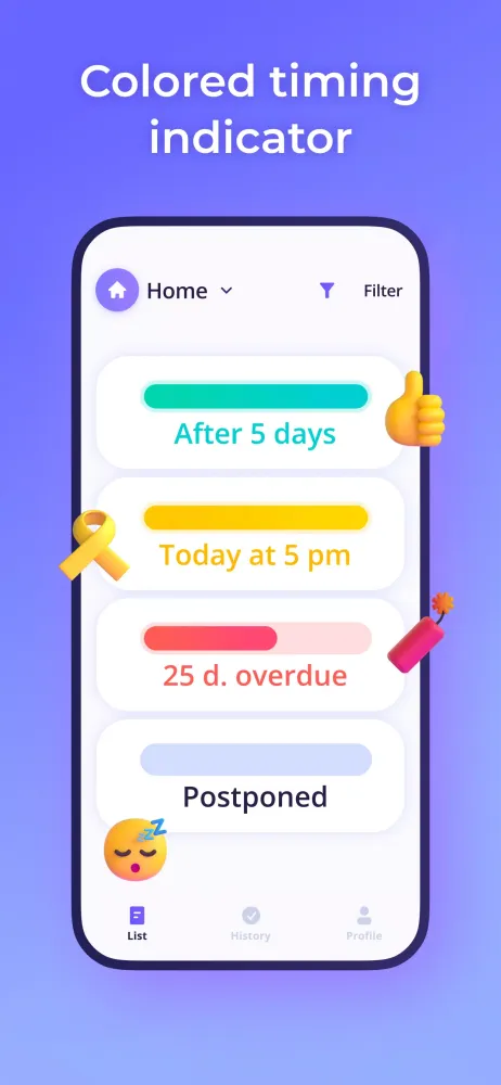 Housekeeping Сhores tracker स्क्रीनशॉट