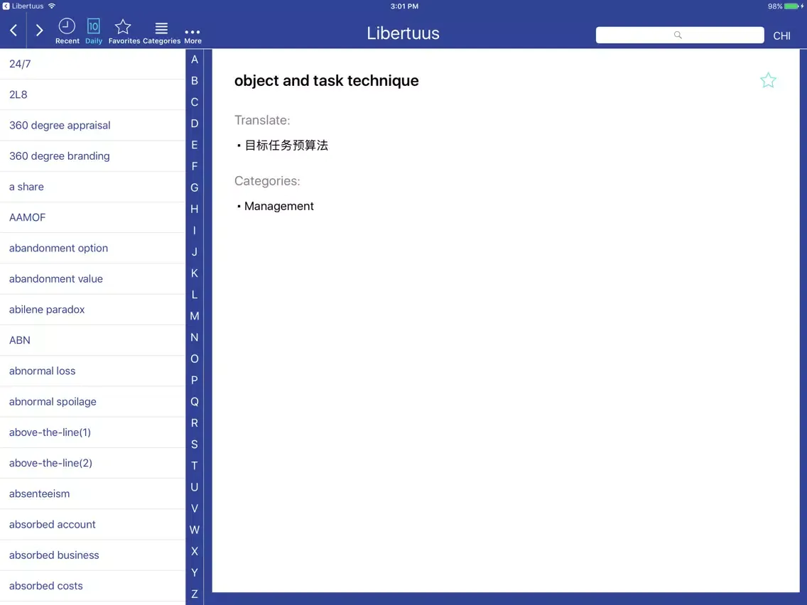 Libertuus Business Terms EN-CH iPad  Ekran Görüntüleri