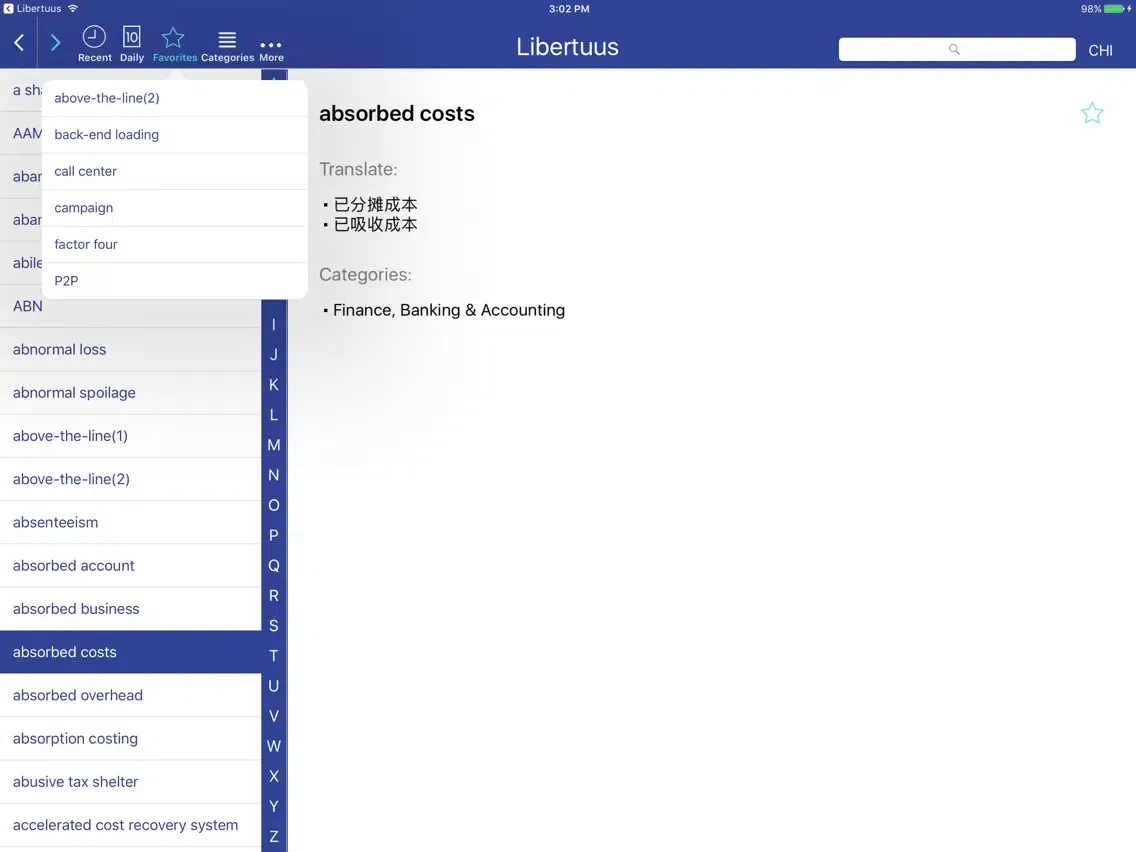 Libertuus Business Terms EN-CH iPad  Ekran Görüntüleri