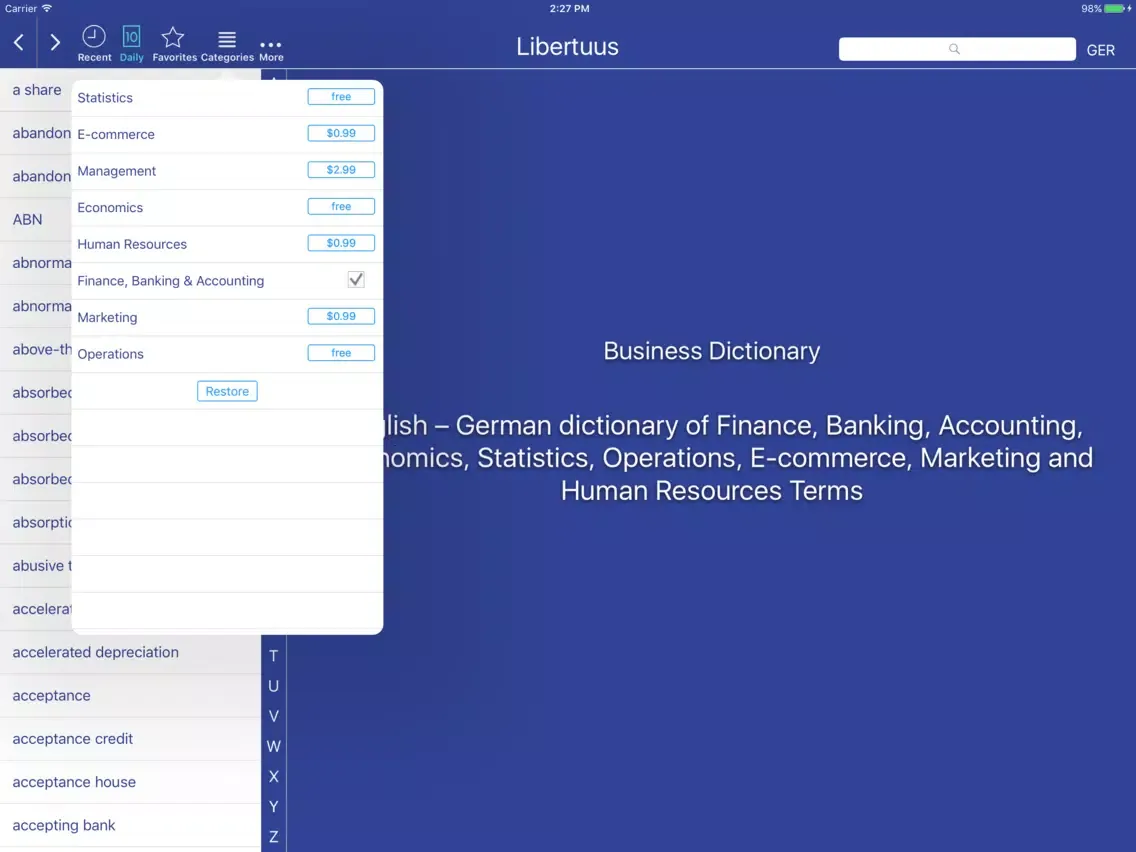 صور Libertuus Finance Terms EN-DE iPad 