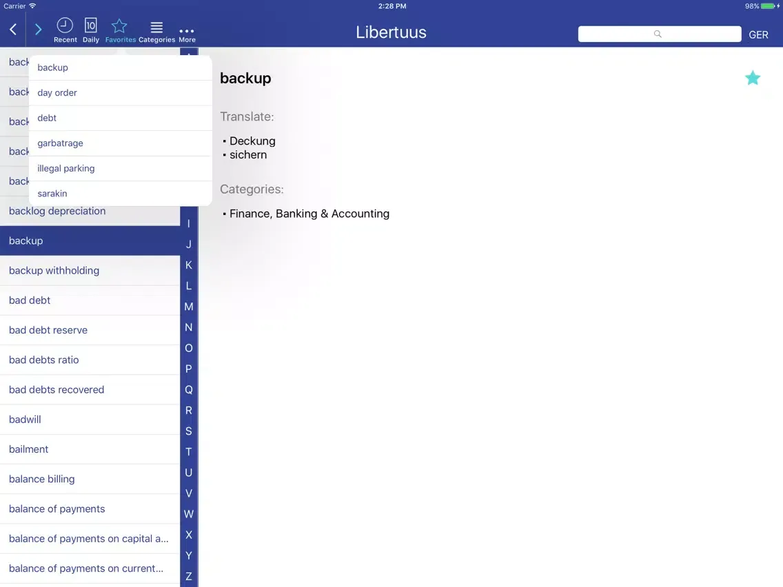 صور Libertuus Finance Terms EN-DE iPad 