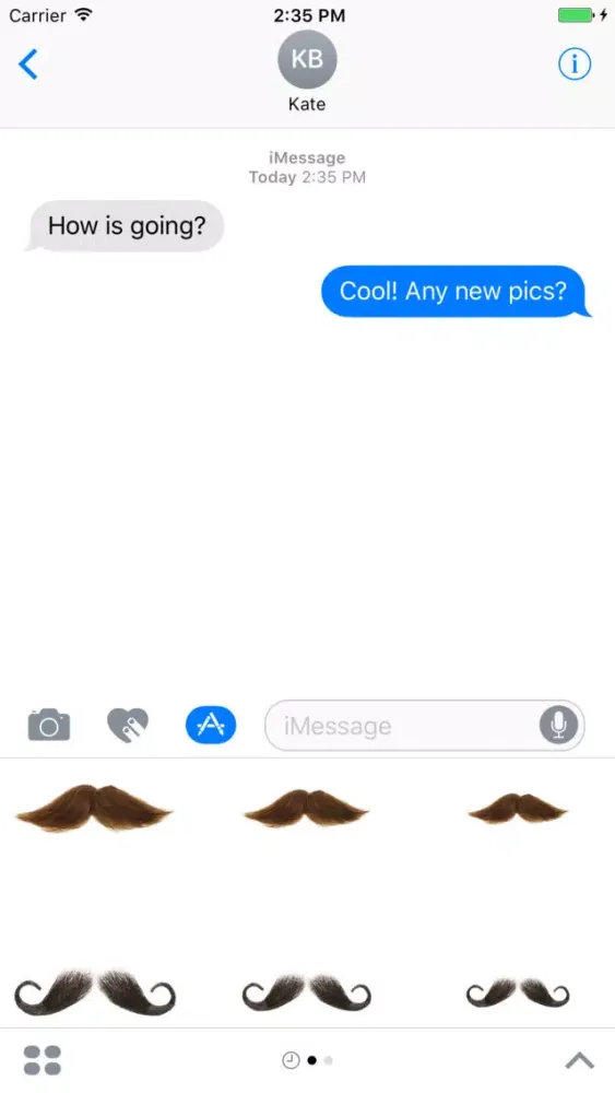 Zrzuty ekranu Mestache – Bomb Your Friends Selfies